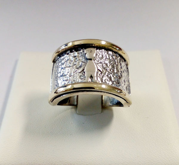Imagen de Anillo plata y oro