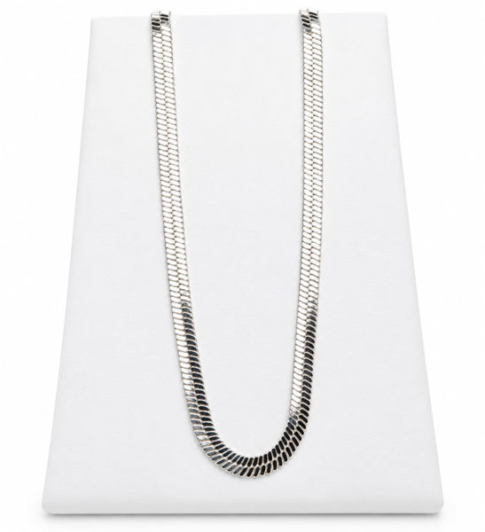 Imagen de CADENA PLATA SNAKE 45 CM